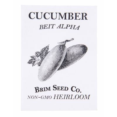 Brim Seed Co. Cucumber, Beit Alpha Heirloom Seed