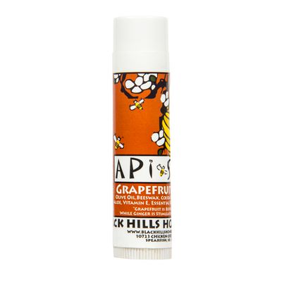 Black Hills Honey Farm Lip Balm, Api Stick, Grapefruit & Ginger