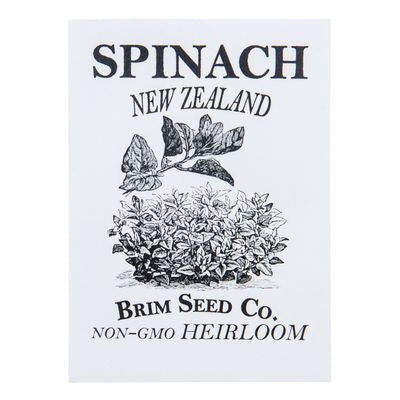 Brim Seed Co. Spinach, New Zealand Heirloom Seed