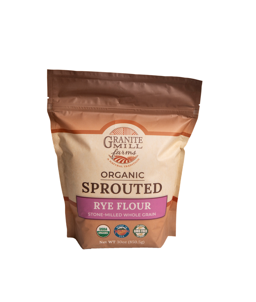Sprouted Rolled Rye Granite Mill Farms Rye Flour, Sprouted, Organic – Manna Harvest