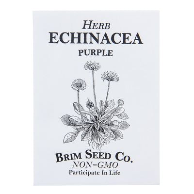 Brim Seed Co. Herb, Echinacea Purple Seed