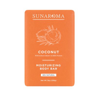 Sunaroma Bar Soap, Coconut Oil