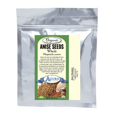 Azure Market Organics Anise Seeds, Whole, Organic