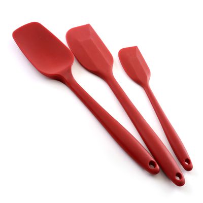 Norpro Silicone Spatula, Set of 3, Red