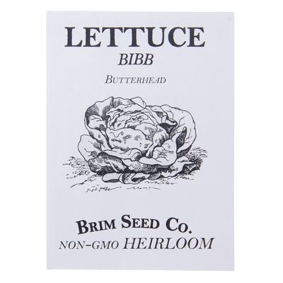 Brim Seed Co. Lettuce, Bibb, Butterhead Heirloom Seed