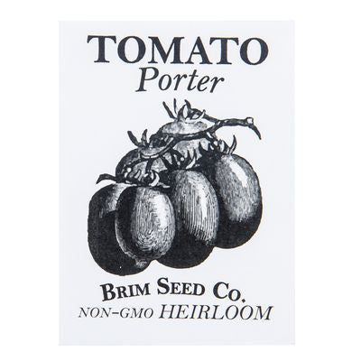 Brim Seed Co. Tomato, Porter Heirloom Seed