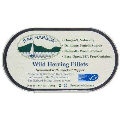 Bar Harbor Wild Herring with Cracked Pepper, Fillets