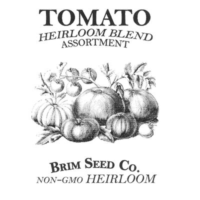 Brim Seed Co. Tomato, Heirloom Blend, Heirloom Seed