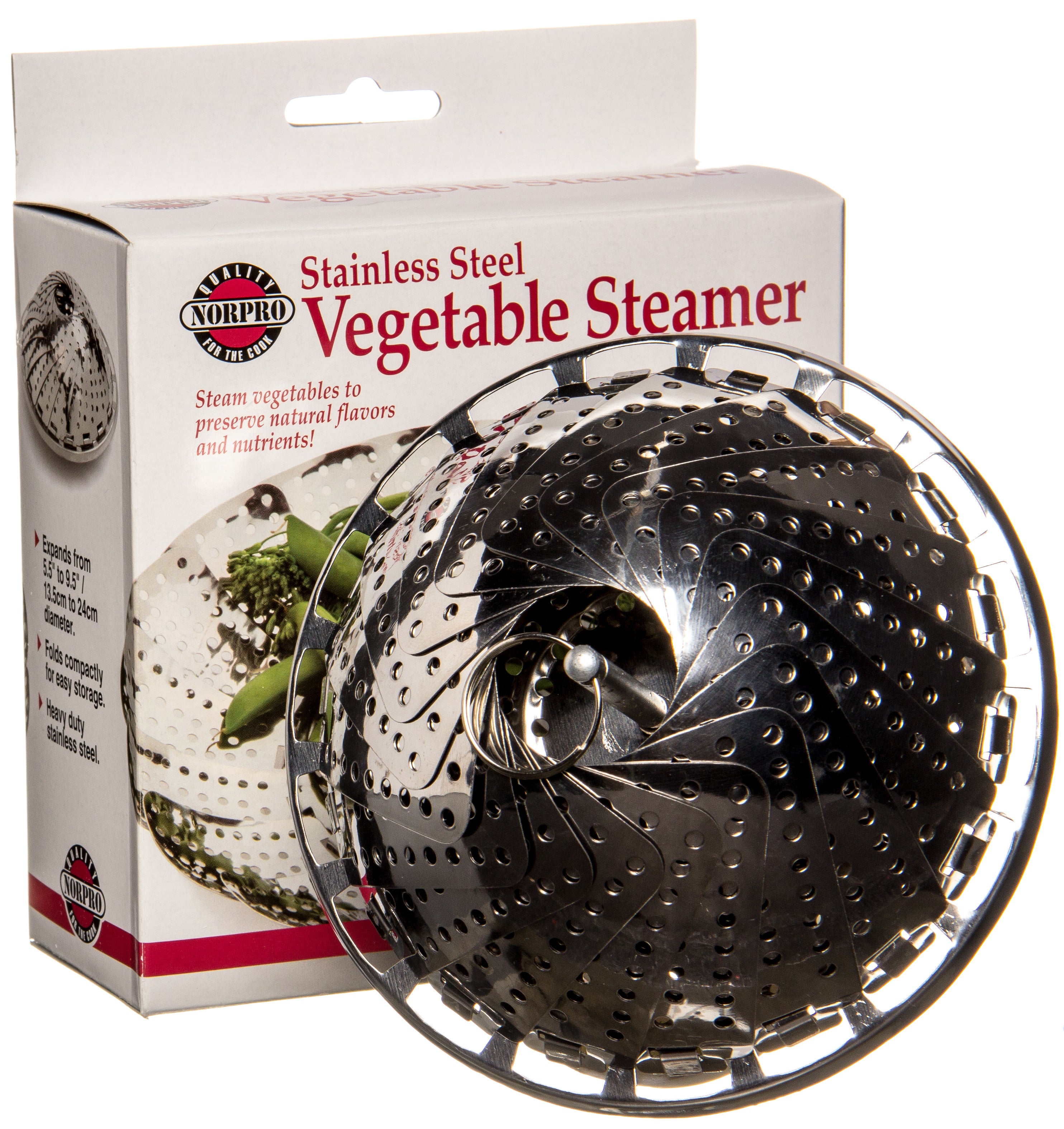 Norpro Vegetable Steamer, Stainless Steel – Manna Harvest