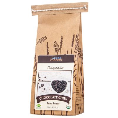 Azure Market Organics Chocolate Chips, Semi Sweet, Organic