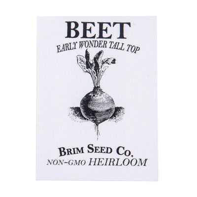 Brim Seed Co. Beet, Early Wonder Tall Top Heirloom Seed