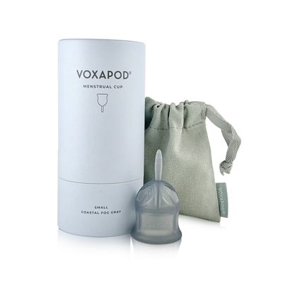 VOXAPOD Menstrual Cup, Small, Coastal Fog Gray