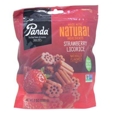 Panda Strawberry Licorice Chews