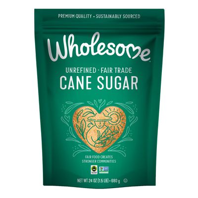 Wholesome Sweeteners Cane Sugar, Raw, Fair Trade