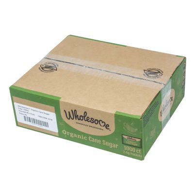Wholesome Sweeteners Cane Sugar, Packets, Organic