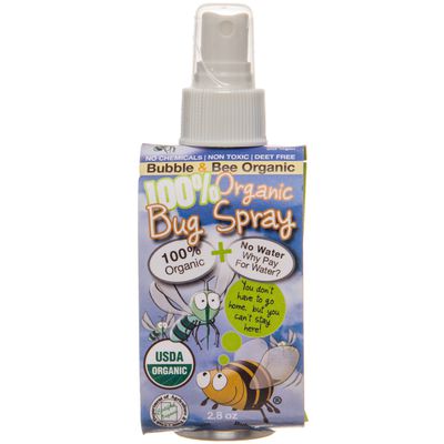 Bubble & Bee Organics Insect Repellent, 100% Organic