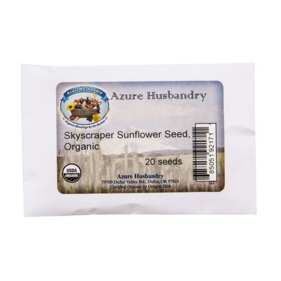 Azure Husbandry Skyscraper Sunflower Seed, Organic