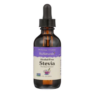 NuNaturals Stevia Extract Liquid, Alcohol Free