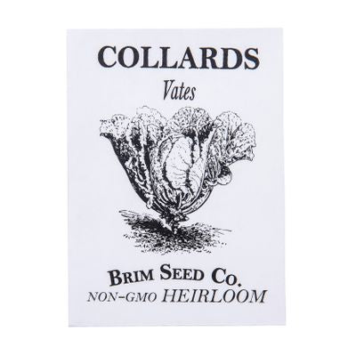 Brim Seed Co. Collards, Vates Heirloom Seed