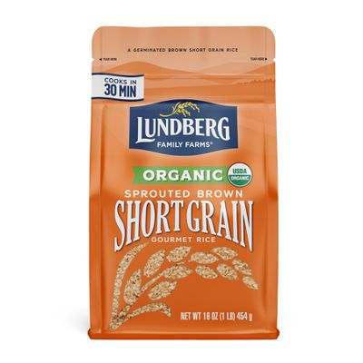 Lundberg Rice, Sprouted, Short Brown, Organic