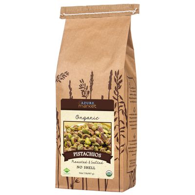 Azure Market Organics Pistachios Roasted & Salted No Shell, Organic