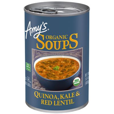 Amy's Quinoa, Kale and Red Lentil Soup, Organic