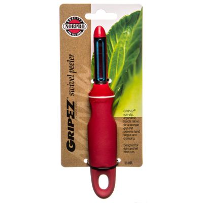 Norpro Ez Grip Peeler, Red