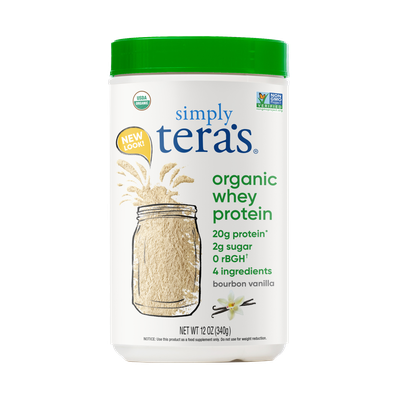 Tera's Whey Protein Powder, Grass-fed, Bourbon Vanilla, Organic