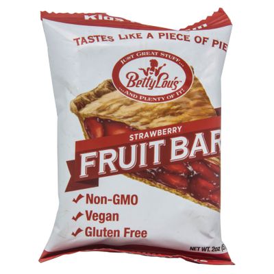 Betty Lou's Fruit Bar, Strawberry, GF