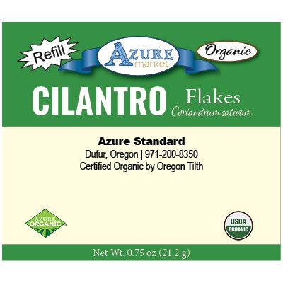 Azure Market Organics Cilantro Flakes, Organic