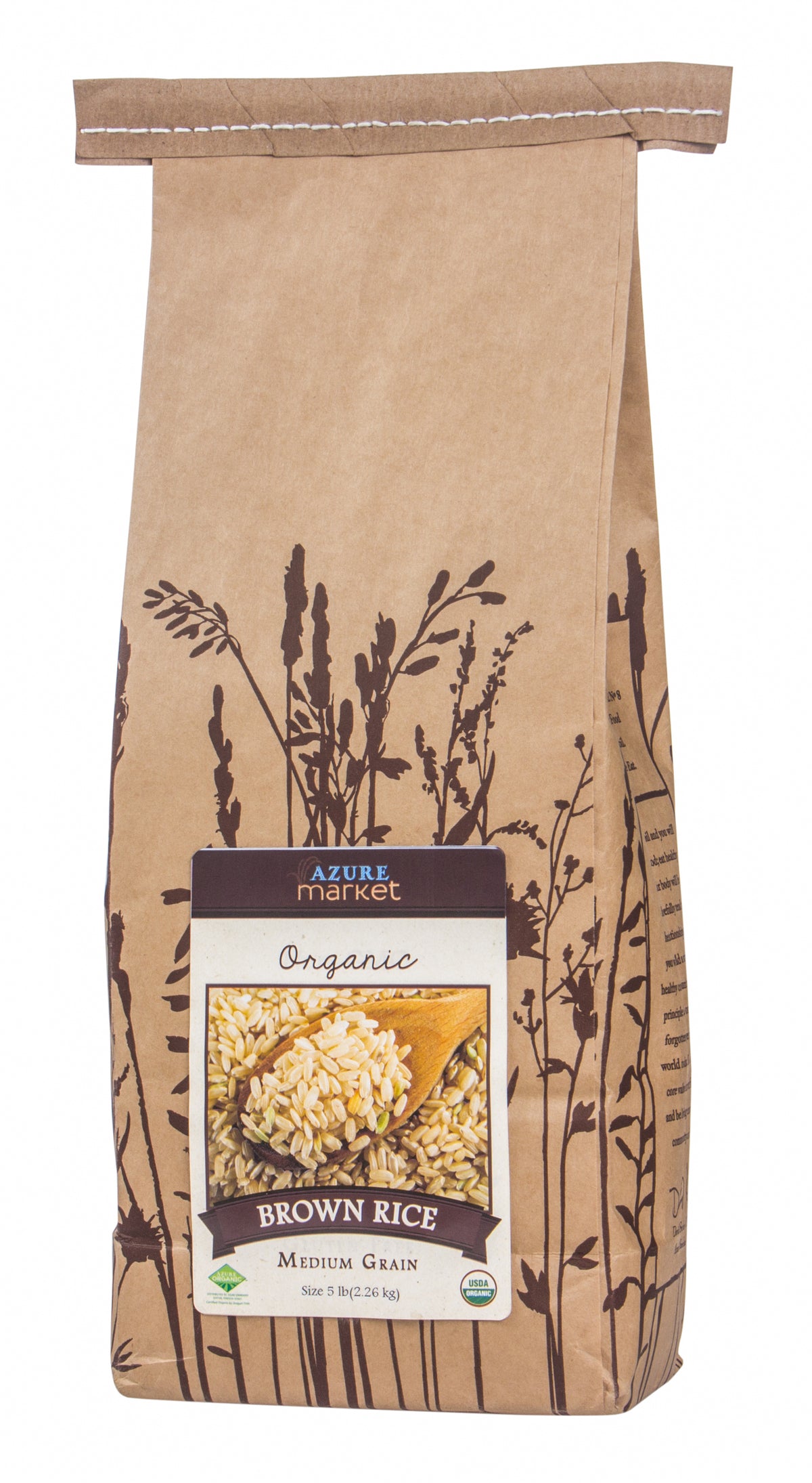 Azure Rice Azure Market Organics Rice, Medium Grain, Brown Organic – Manna Harvest