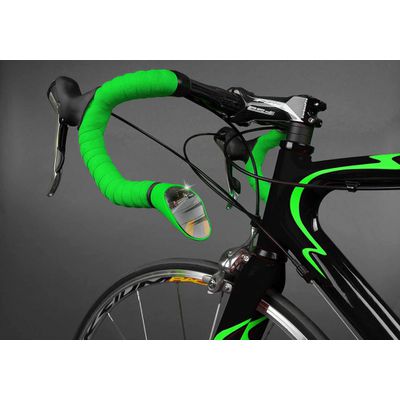 Sprintech Road Drop Bar Rearview Mirror Left Side, Green