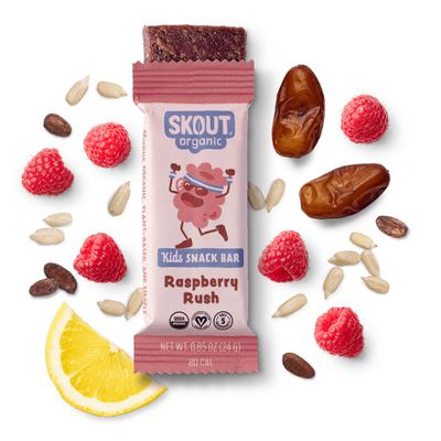 Skout Kids Bar, Raspberry Rush, Organic