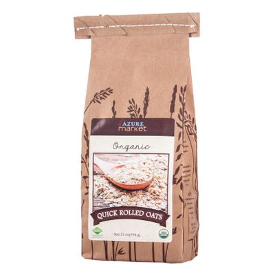 Azure Market Organics Oats Rolled, Quick, Organic