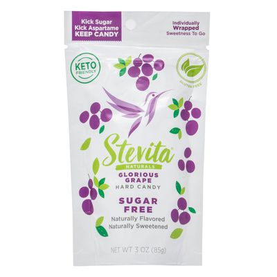 Stevita Hard Candy, Glorious Grape, Sugar-Free