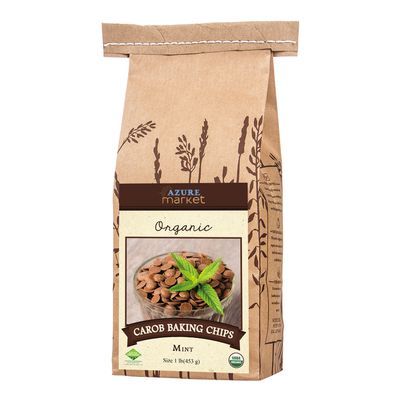 Azure Market Organics Carob Baking Chips, Mint, Organic