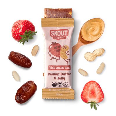 Skout Kids Bar, Peanut Butter & Jelly, Organic