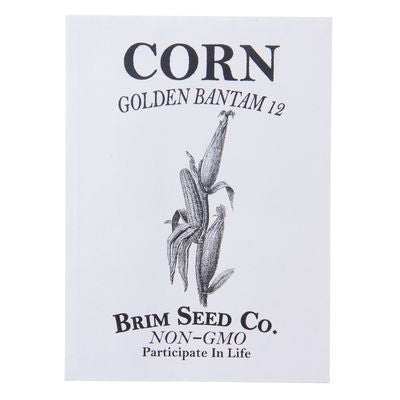 Brim Seed Co. Corn, Golden Bantam 12 Seed