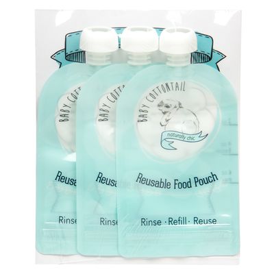 Baby Cottontail Food Pouches, Reusable