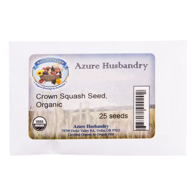 Azure Husbandry Crown Squash Seed, Organic