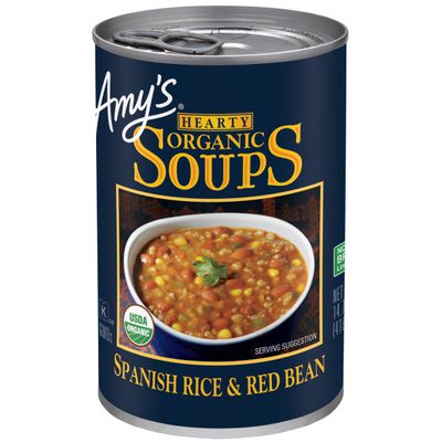 Amy's Hearty Spanish Rice & Red Bean Soup, Organic