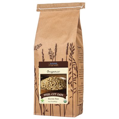 Azure Market Organics Oats, Steel Cut, GF, Organic