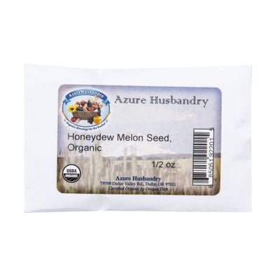 Azure Husbandry Honeydew Melon Seed, Organic