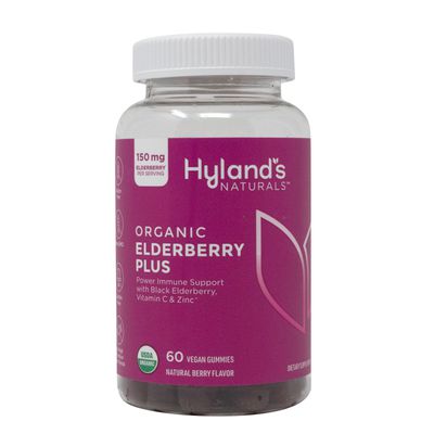 Hyland's Elderberry Plus, Berry, Gummies Organic