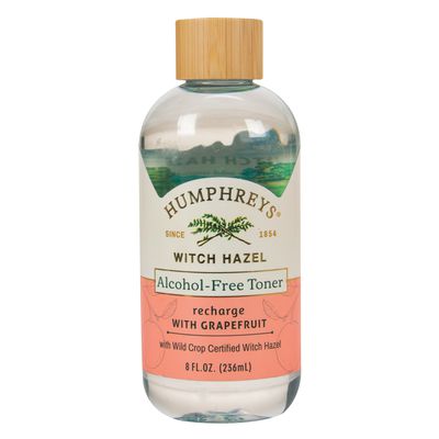 Humphrey's Facial Toner Witch Hazel Recharge with Grapefruit, Alcohol Free