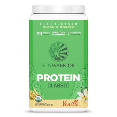 Sunwarrior Protein Powder, Vanilla, Raw, Vegan, Organic