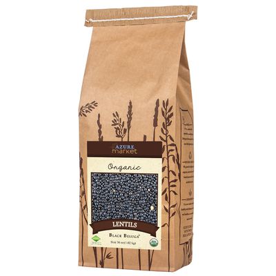 Azure Market Organics Lentils, Black Beluga®, Organic