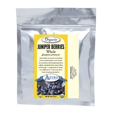 Azure Market Organics Juniper Berries, Whole, Organic