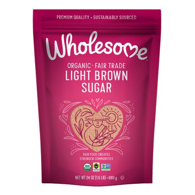 Wholesome Sweeteners Brown Sugar, Light, Organic, Fair Trade