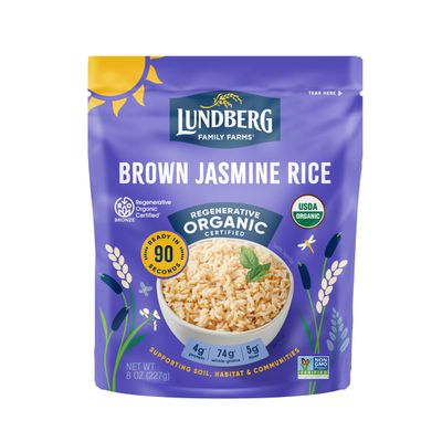 Lundberg Rice, Jasmine Brown, Thai Hom Mali, Organic